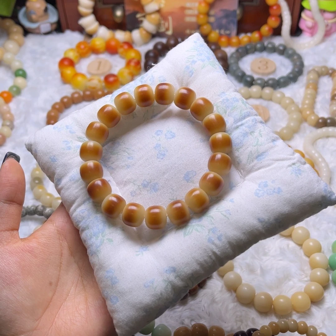 菩提根/象牙果手串小腮红卡13干磨