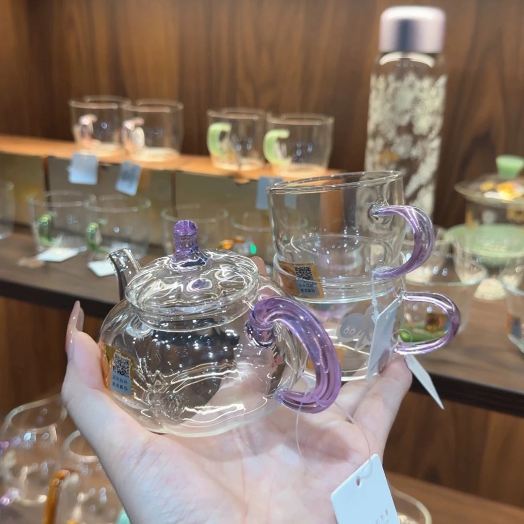 禾器福蔓壶浅紫色➕清尚杯浅紫色