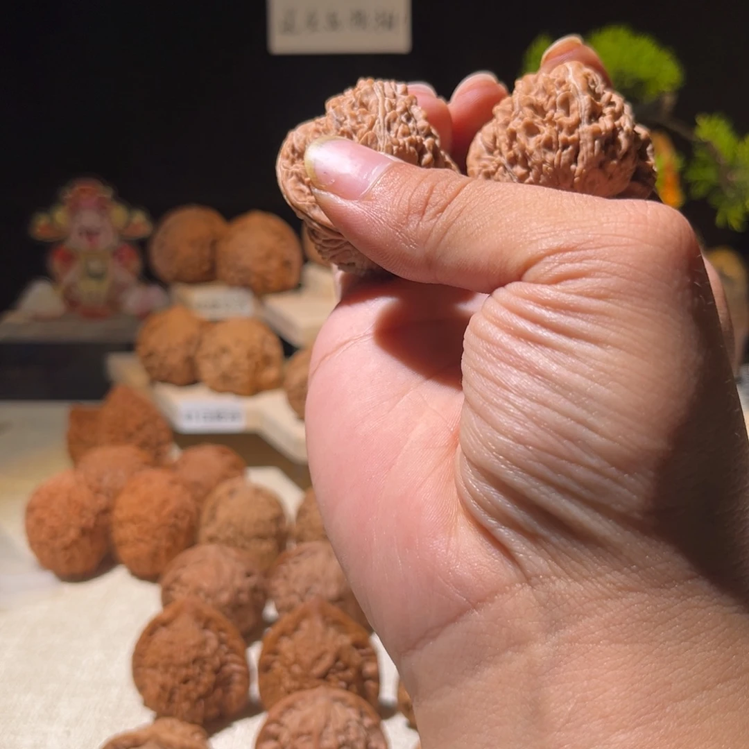 玻***了吊坠文玩核桃四座楼