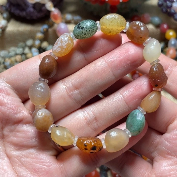 玛瑙/玉髓未镶嵌手链