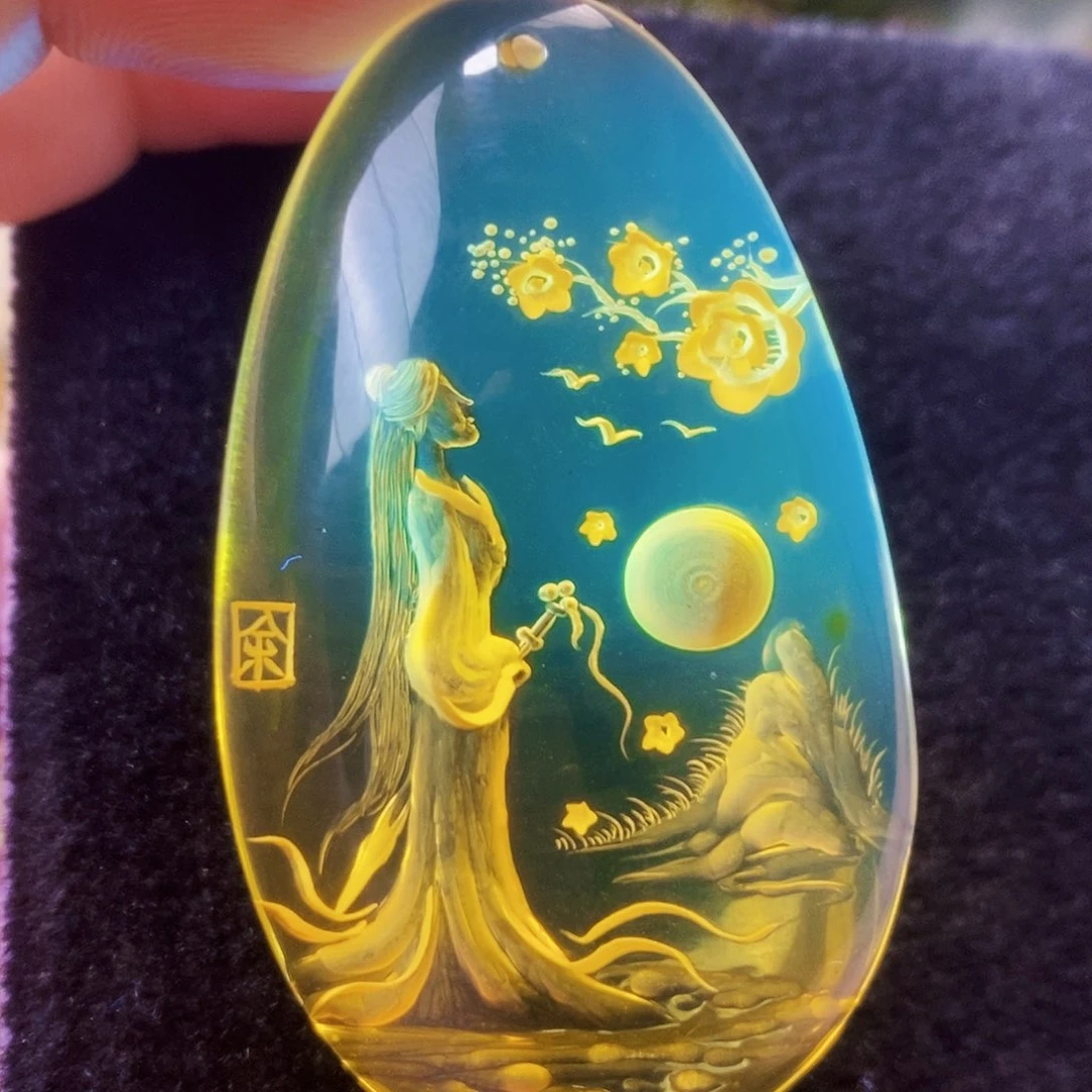 【闪购商品】金珀吊坠(不含链)未镶嵌