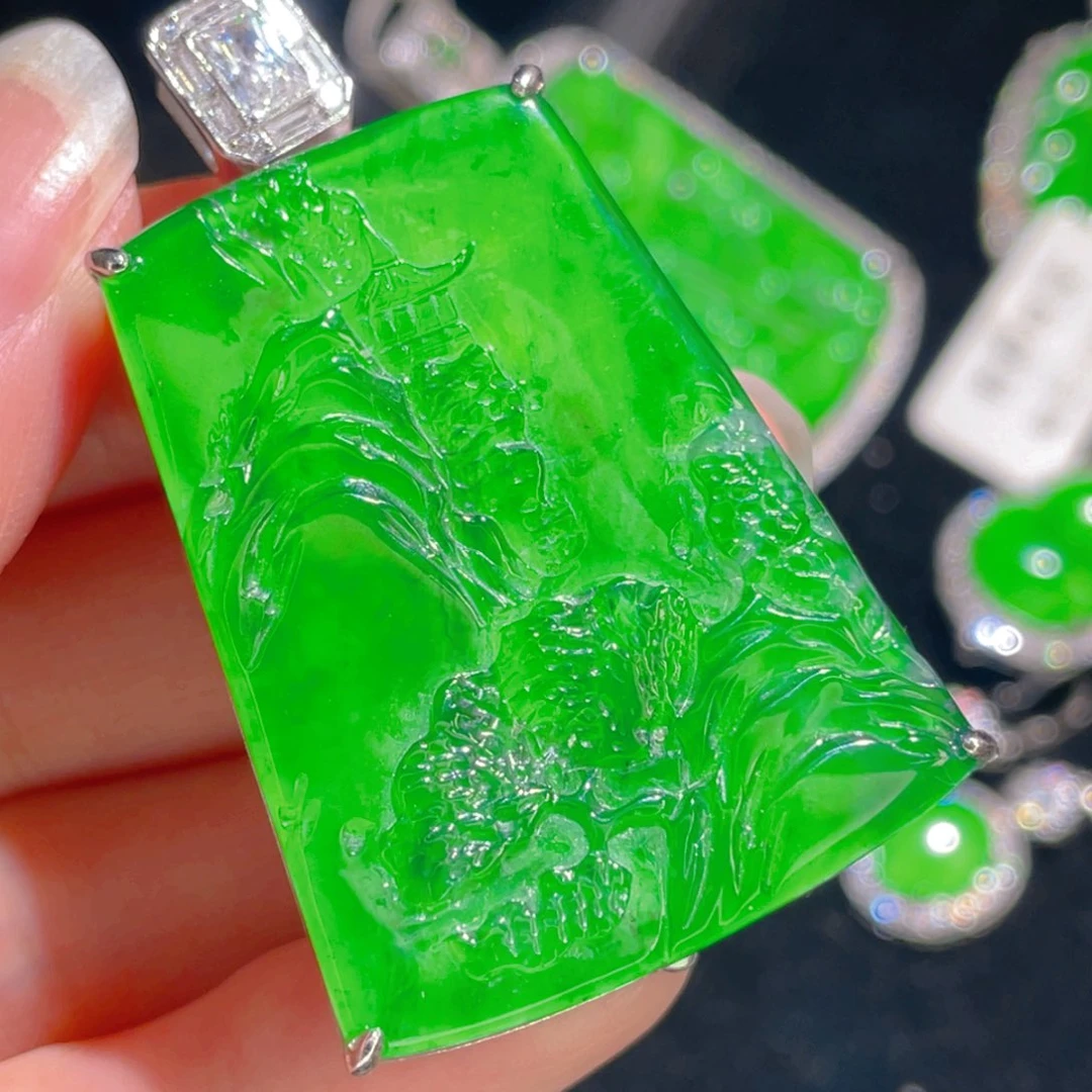 翡翠吊坠(不含链)未镶嵌