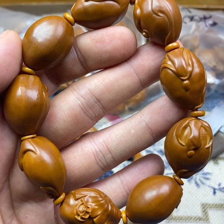 橄榄核手串/手链橄榄核雕工艺手串