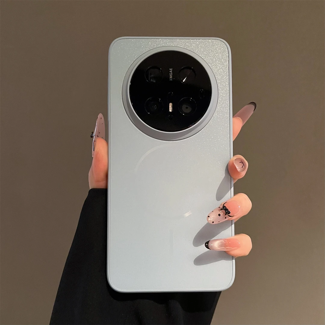 简约磁吸肤感适用华为mate70手机壳新款mate60pro+高级感pura70