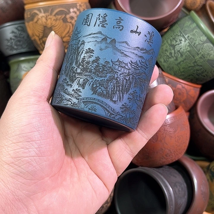 茶杯紫砂全手工紫砂主人杯