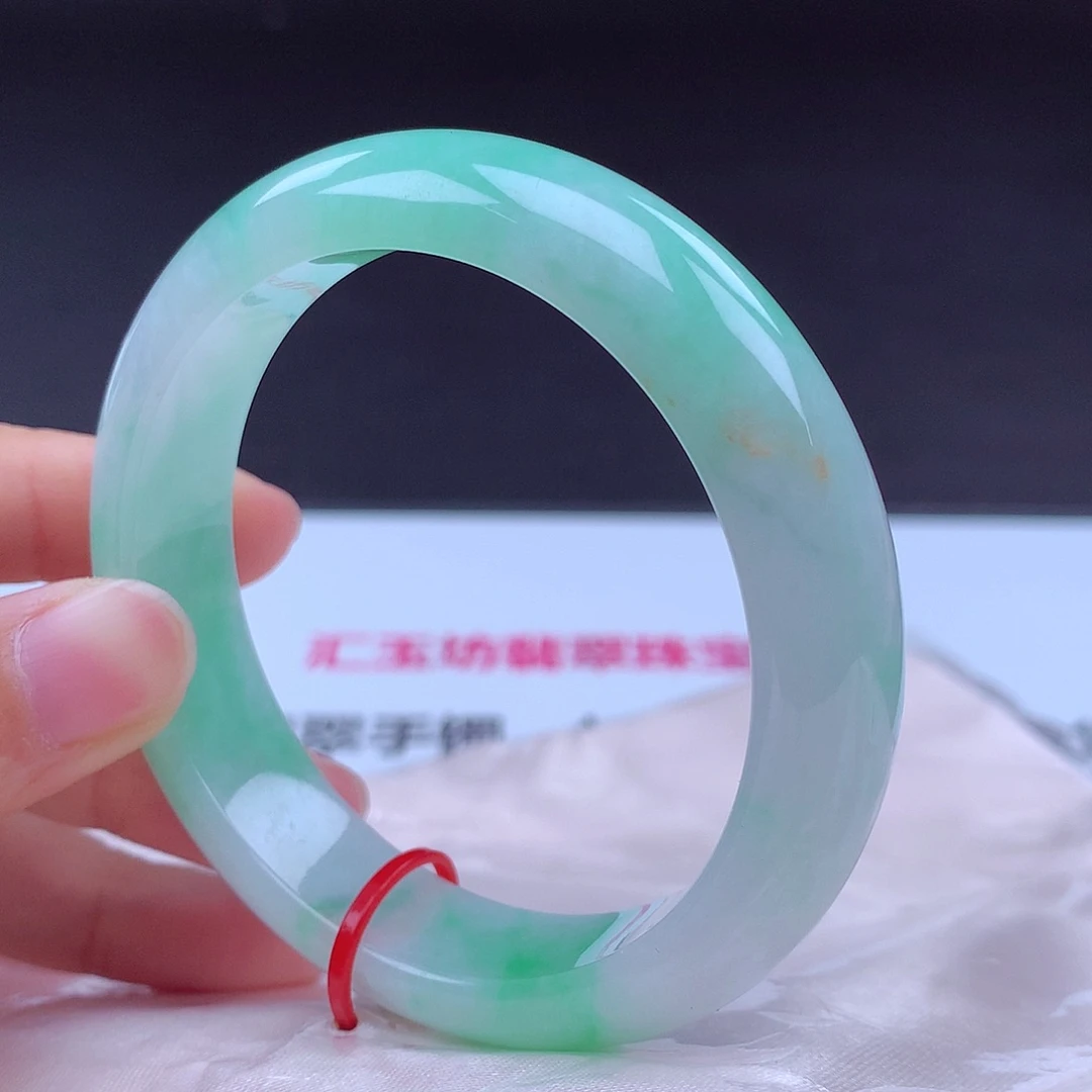 翡翠未镶嵌手镯手镯001825