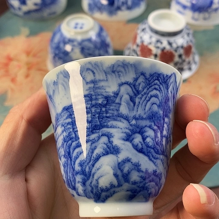杯现代景德镇全手工全手绘茶具1688888