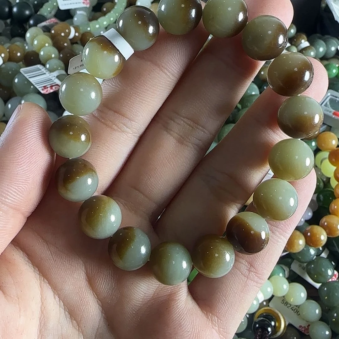 和田玉手链未镶嵌112