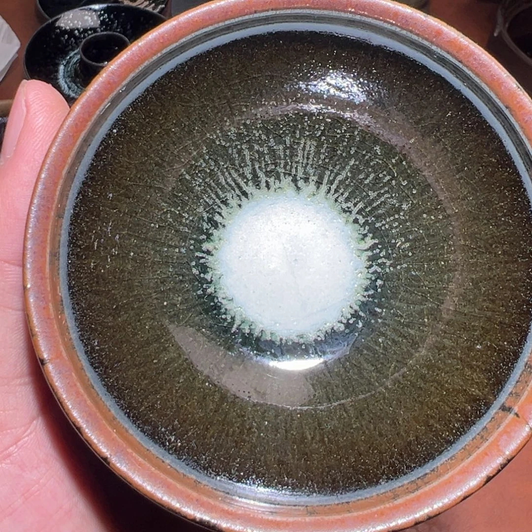 茶盏柴烧主人杯建窑建盏茶盏