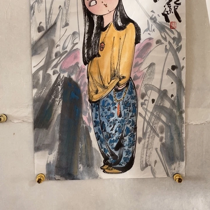 国画亲笔手绘原创