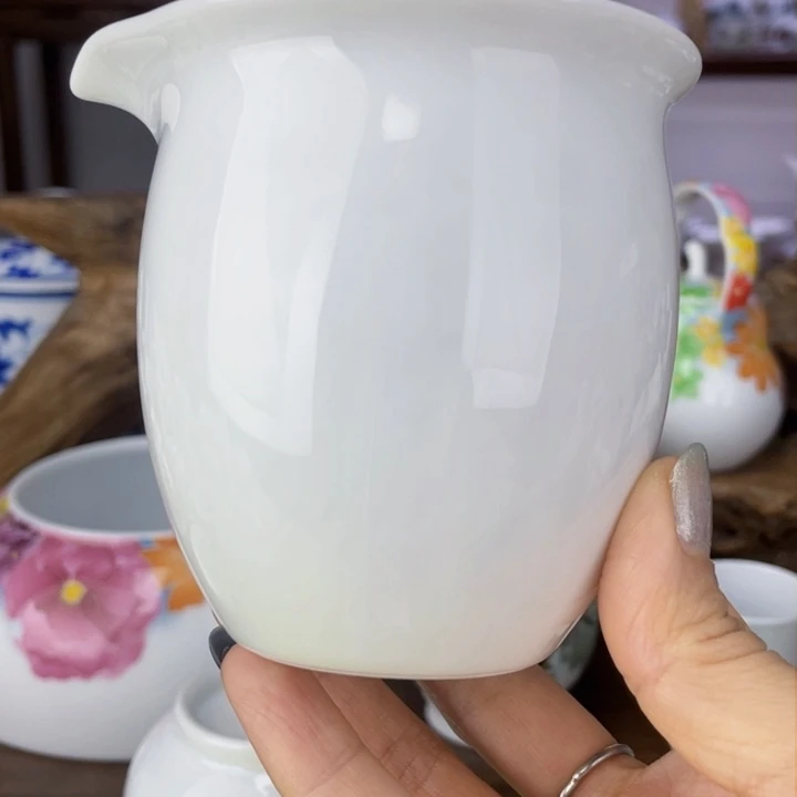 杯改***2公道杯白天微瑕釉下彩