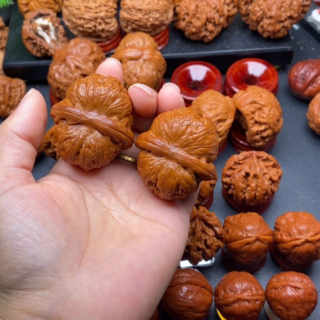 把件文玩核桃44平谷元宝