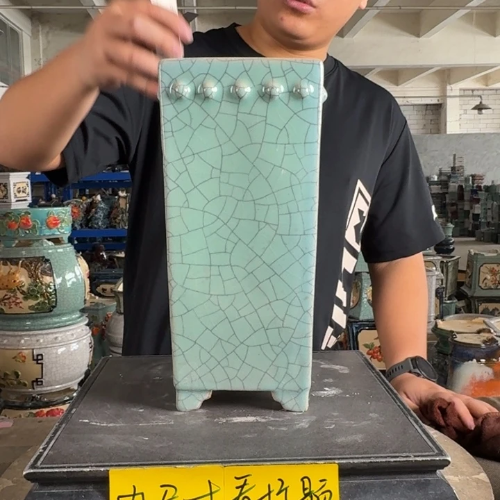 。一风堂石湾花盆 颜色渐变 轻微收缩 内10*26
