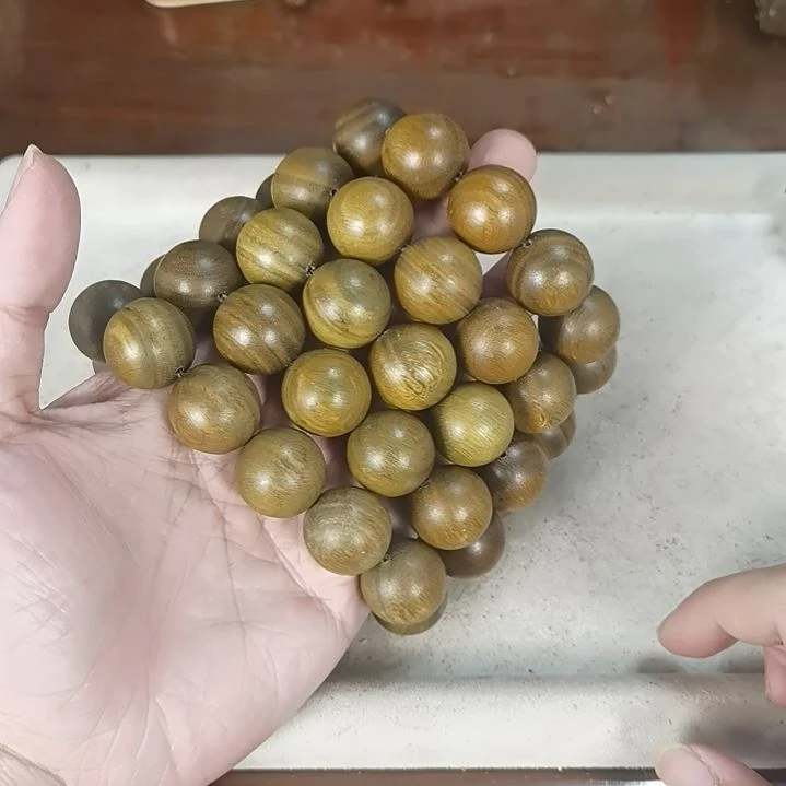 维腊木（绿檀）手串/手链20mm圆珠