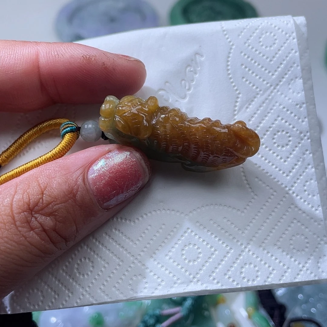 颈饰未镶嵌翡翠翡玉缘翡翠