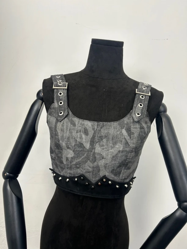 Rufg.L原创设计 迷彩上衣工装裙