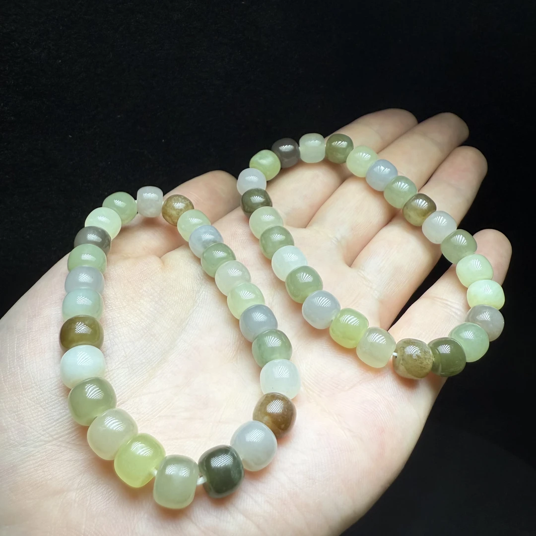 【阿铸严选】29 Z81229-和田玉手串-多样性发一件-7*6mm