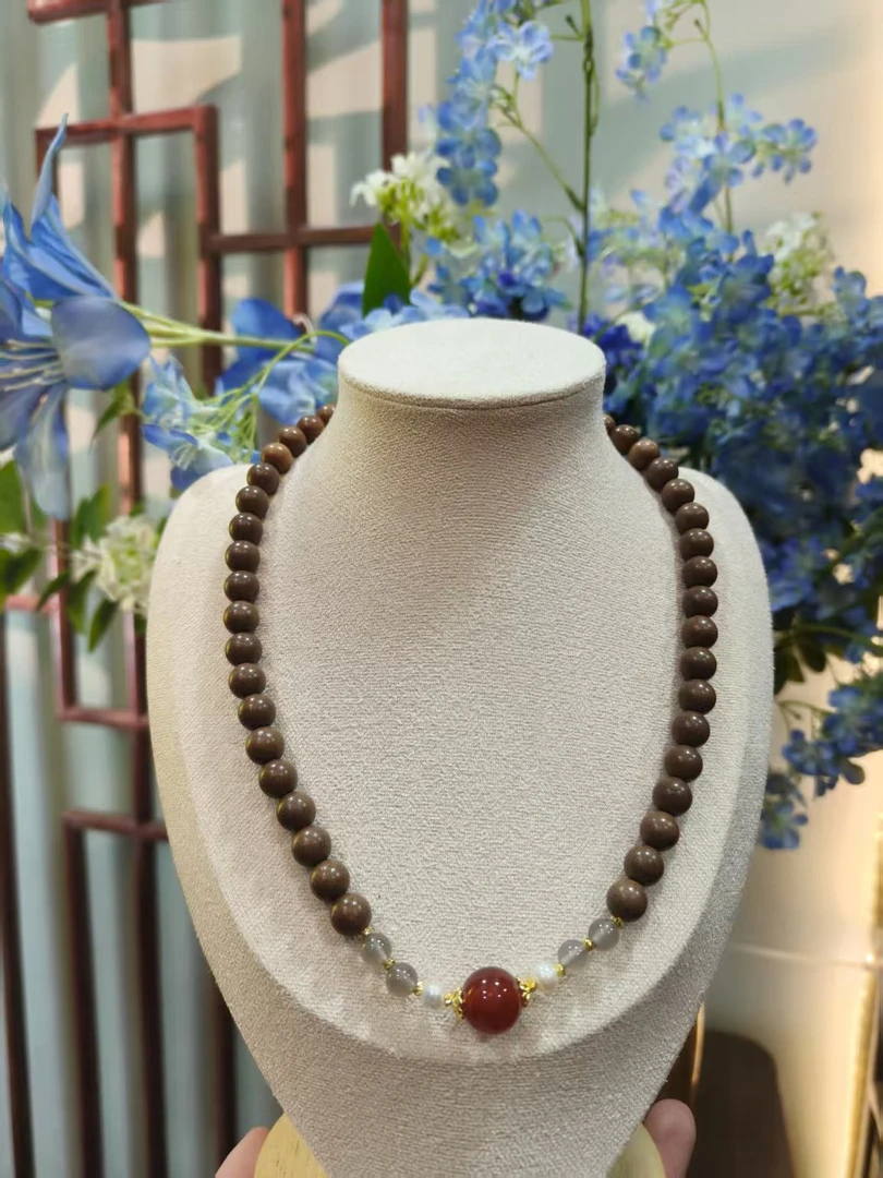 Ss 红曲三七合香脖挂非遗纯手工制作