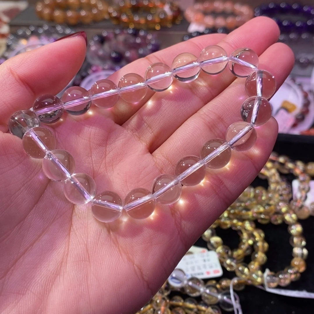 水晶手串未镶嵌s****.白水晶10+