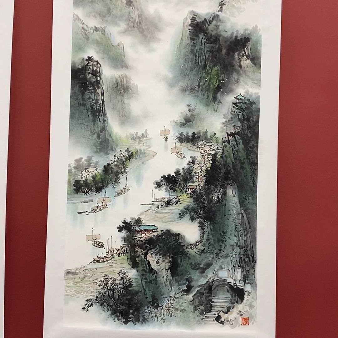 国画黄桂明四尺140*70精品佳作