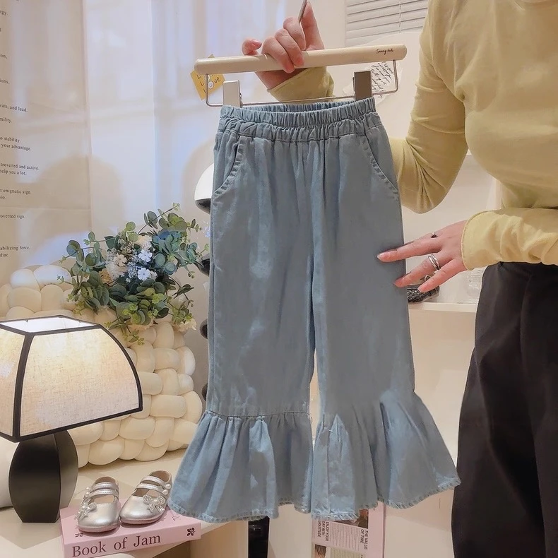 2025女童洋气时尚复古裤舒适百搭