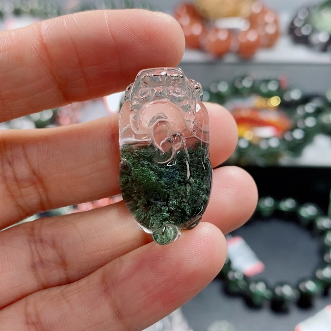 手链未镶嵌水晶绿幽灵貔貅