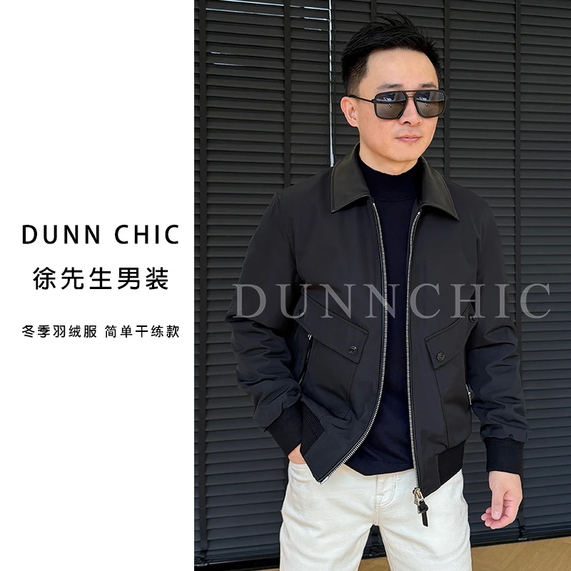 徐先生出品冬季新款简单干练飞行服夹克羽绒服 06259609【杜恩】