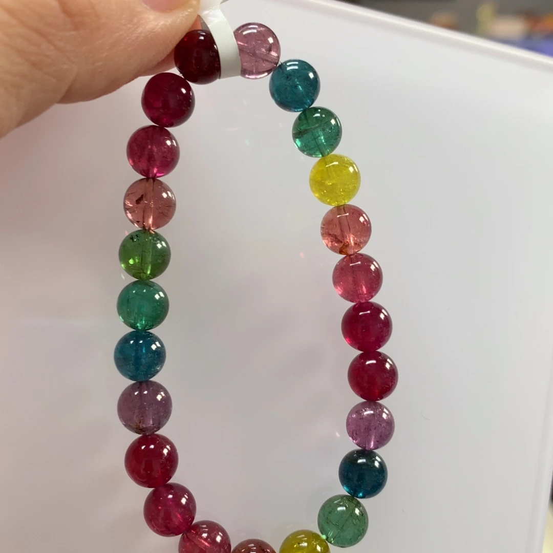 碧玺手链未镶嵌8左右