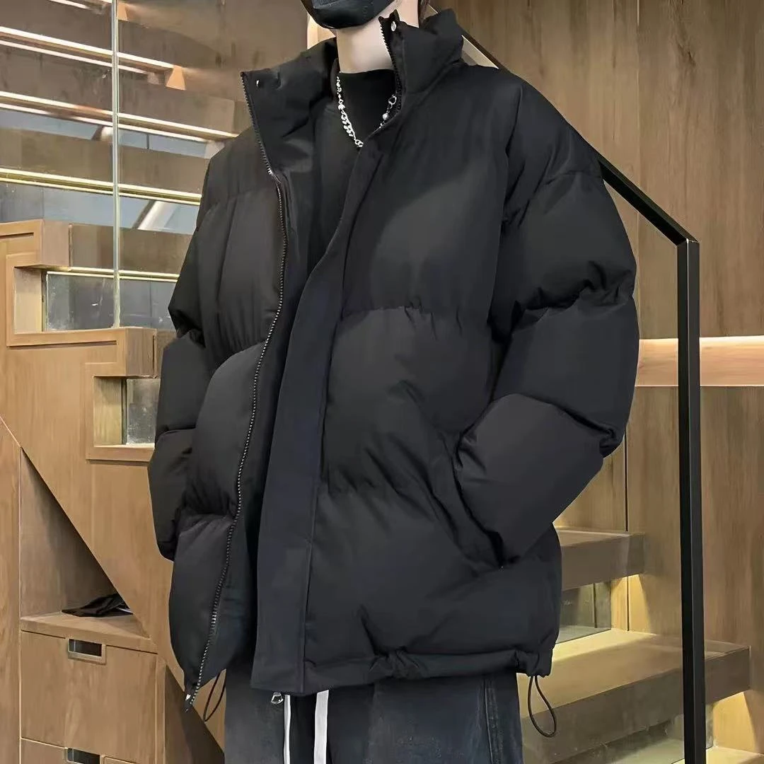 冬季男款棉衣男士棉服加厚情侣时尚百搭棉服立领保暖外套男女同款