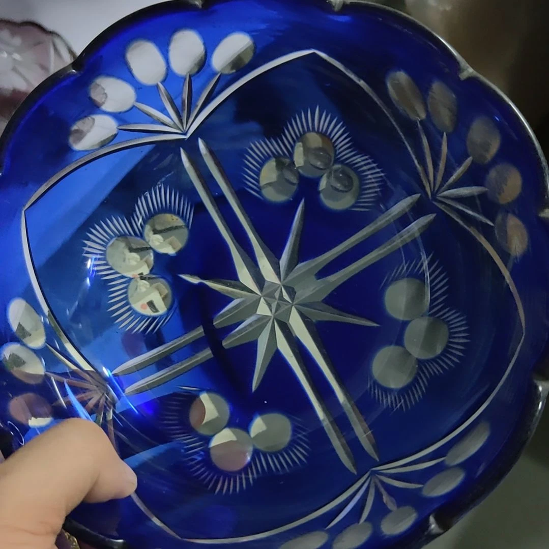 米***1水晶玻璃吸管款切子钵
