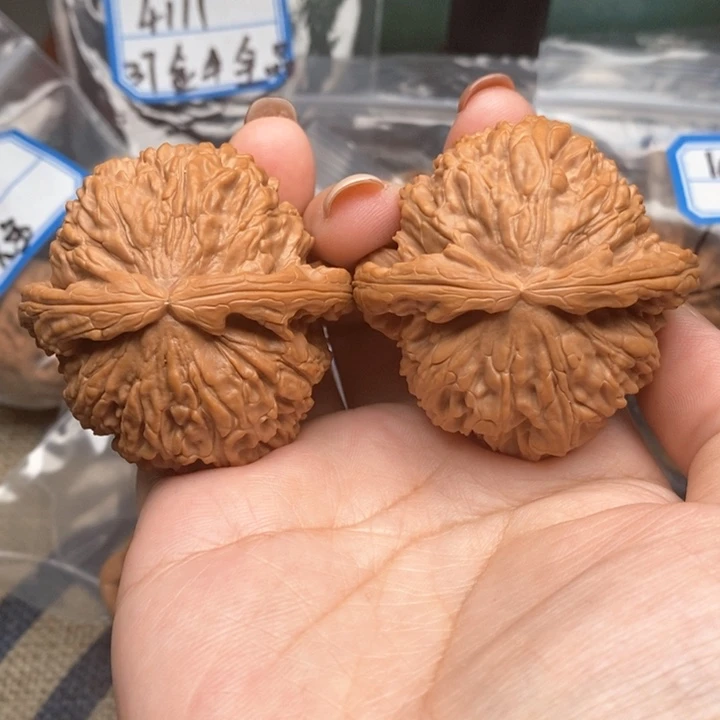 猴头核桃吊坠3127号球白48