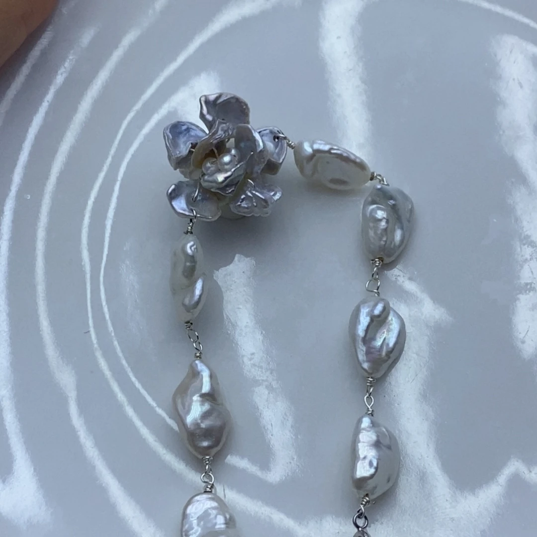 手绳淡水珍珠银S925镶嵌