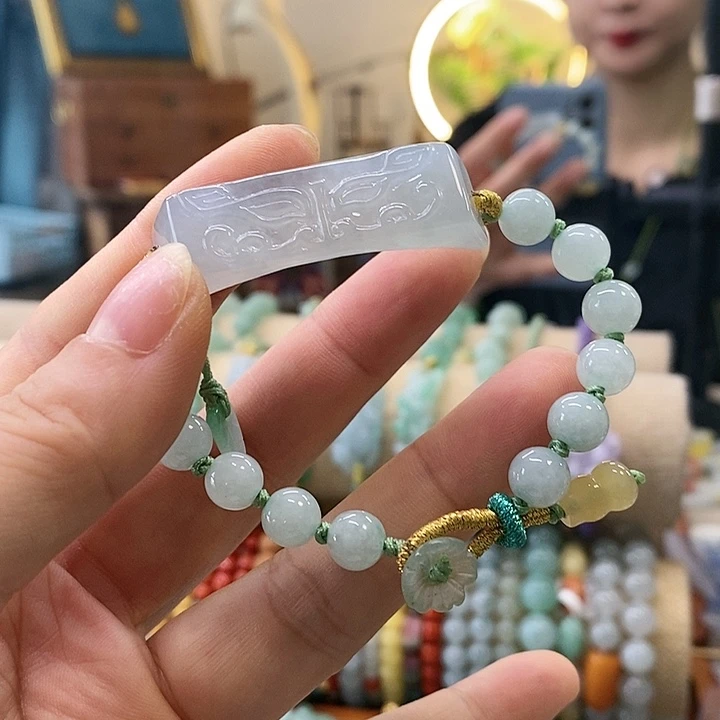 未镶嵌挂件翡翠翡翠手牌