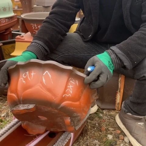 紫砂花盆紫砂花盆盆景盆栽