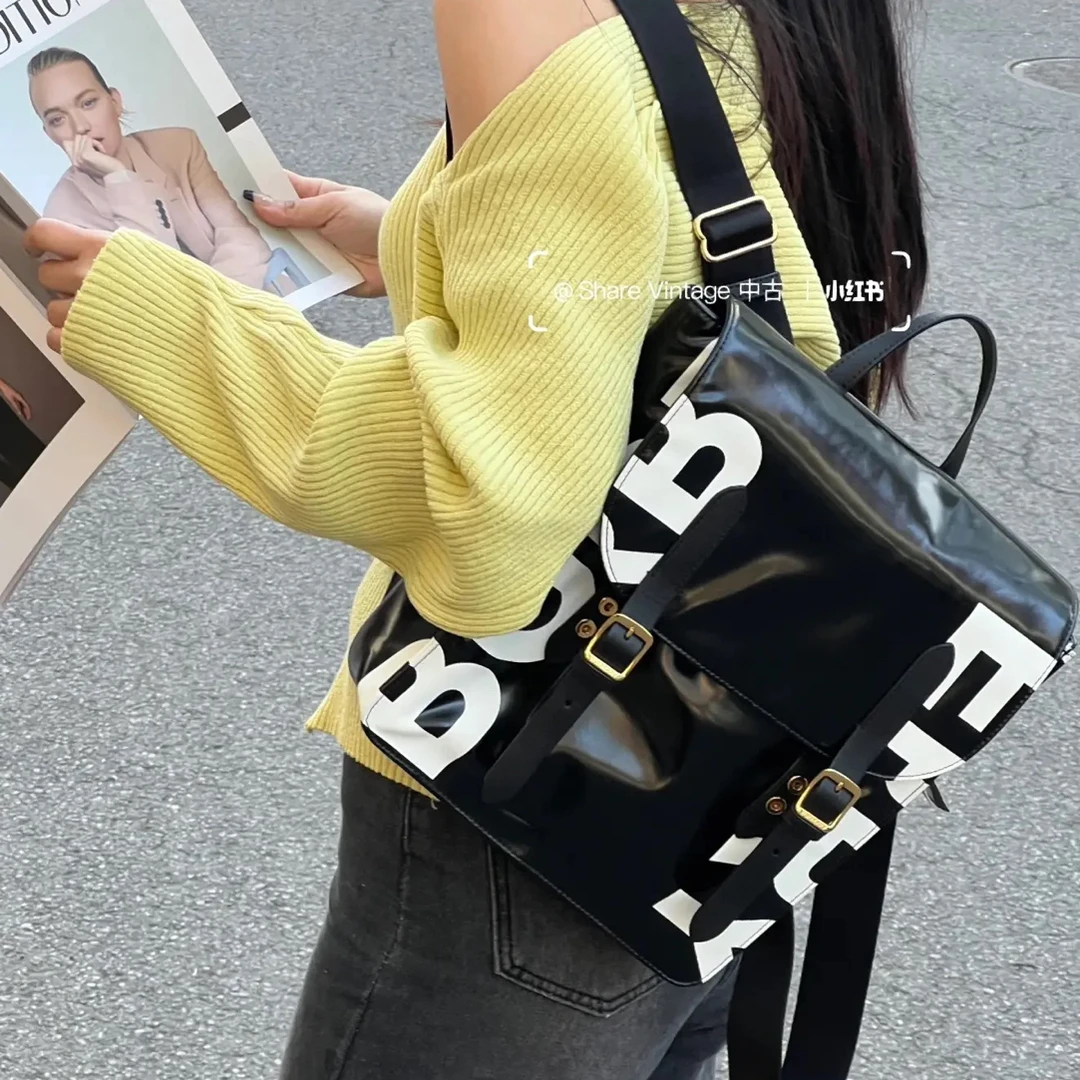 99新 BURBERRY/博柏利 闲置学院风双肩书包Ss