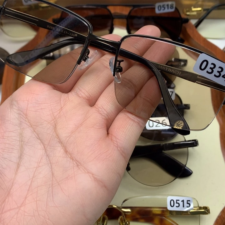 一体款半框茶水晶0334