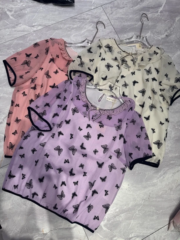 芮娜依莲5999 高品质面料夏款大码女装上衣