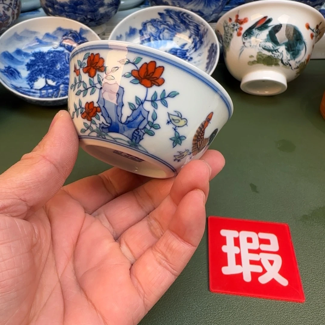 纯手工纯手绘茶具石头98