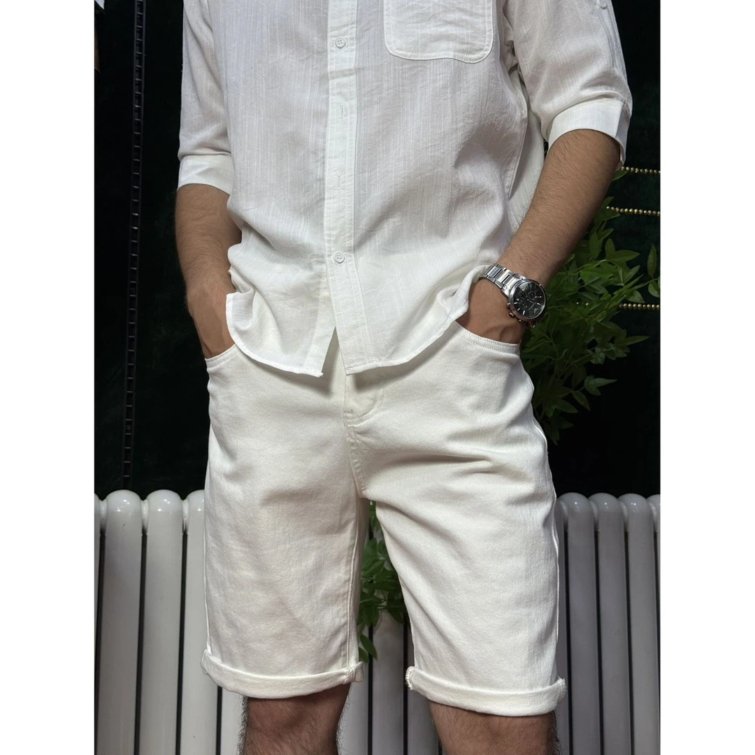 爆款夏季薄款男士短裤百搭潮流修身高弹男款9539-2