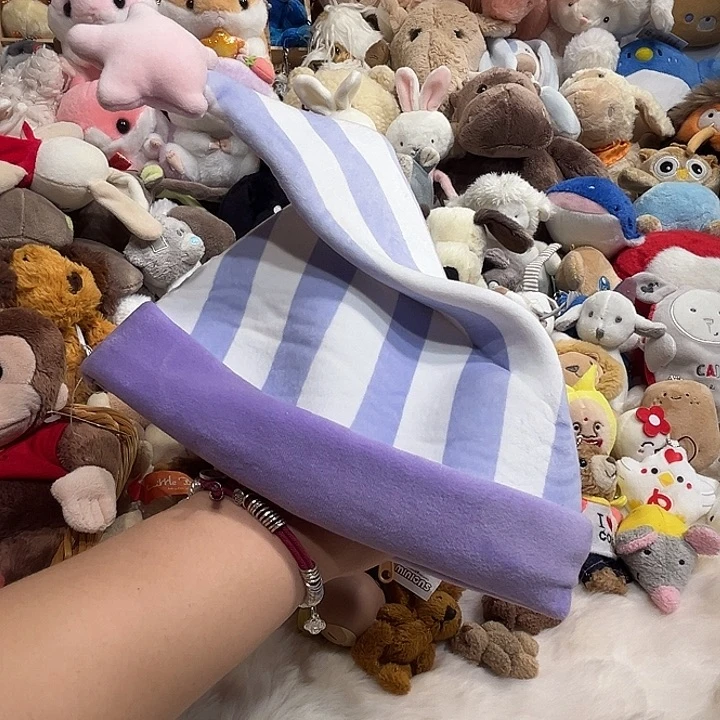 毛绒娃衣帽子哈哈