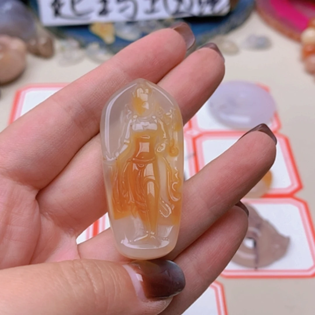 【闪购商品】未镶嵌玛瑙/玉髓珠宝半成品柠****✨