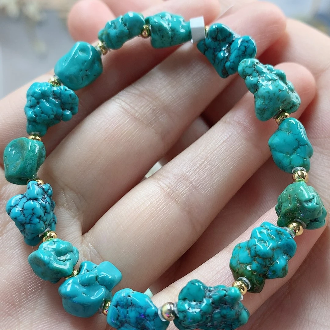 未镶嵌绿松石珠宝奇石