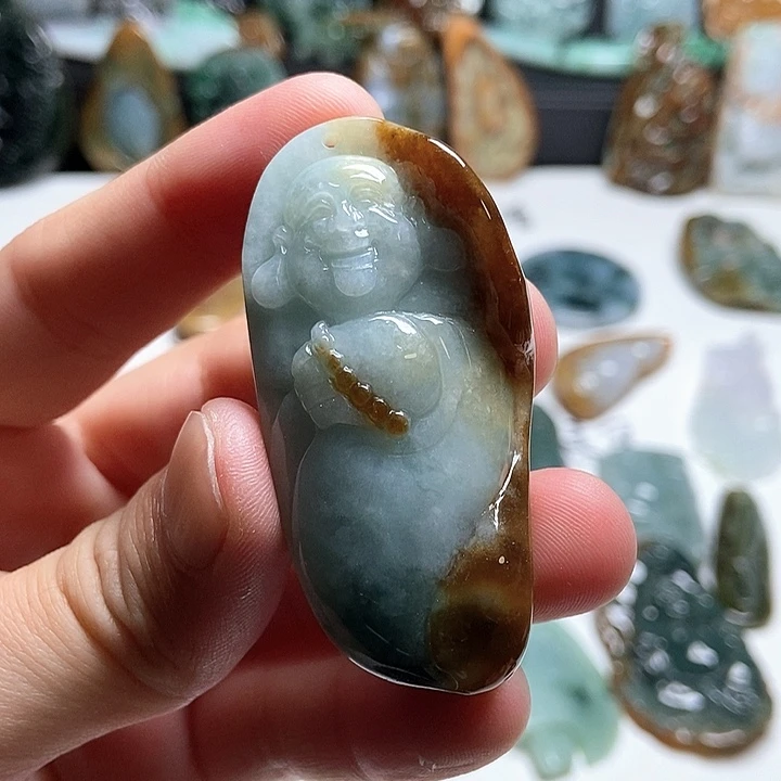 翡翠未镶嵌颈饰翡翠a货