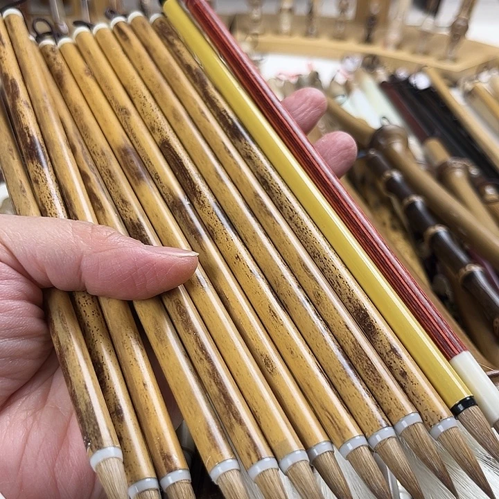 仿竹杆狼毫小楷12支