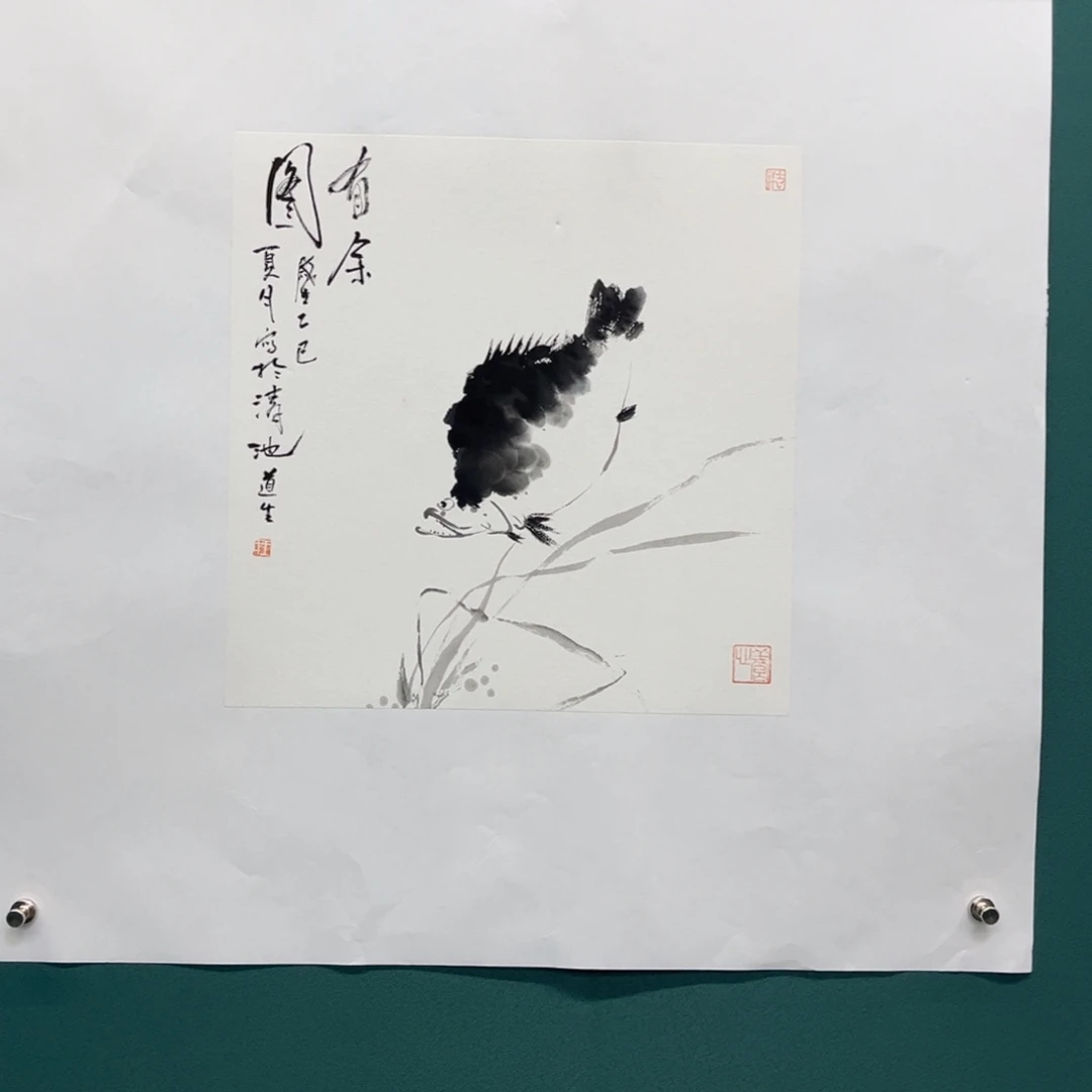 国画艺术家真人手绘