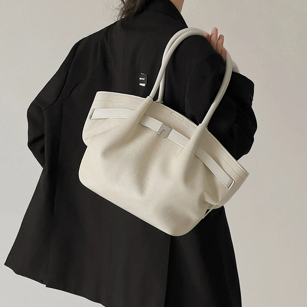 DOUBLE.R【椿野初见】饺子托特包大容量 2025新款包单肩腋下包女包