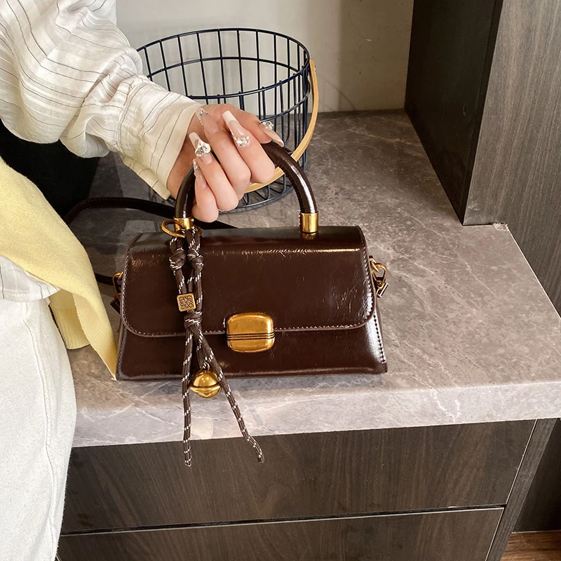 早春系列网红时尚手提包可爱ins小方包气质单肩包小包包简约小众