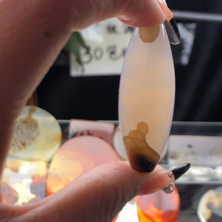 玛瑙/玉髓颈饰未镶嵌172