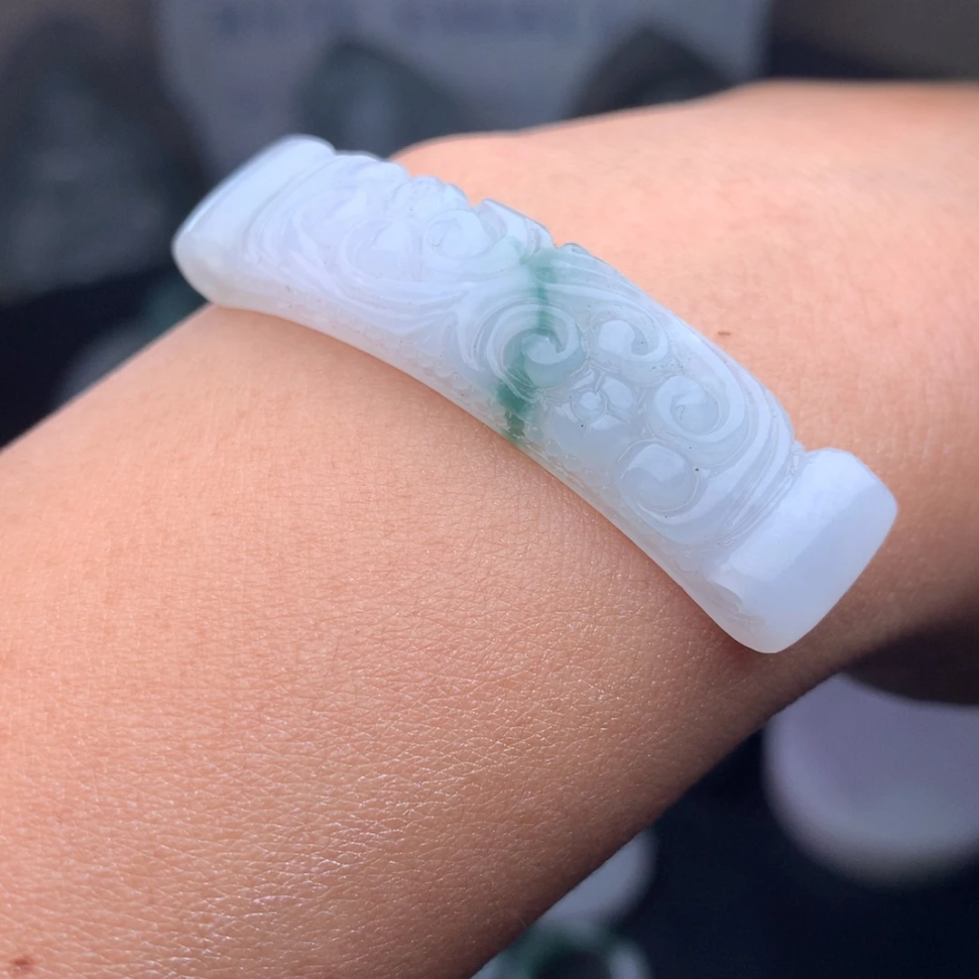 定制翡翠未镶嵌手牌不退不换