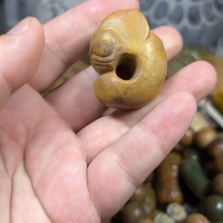 谢***岫岩河磨玉(透闪石质玉)未镶嵌颈饰